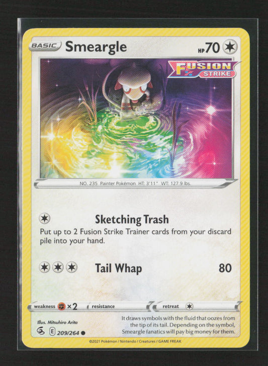 Smeargle Common SWSH08: Fusion Strike 209/264 NM