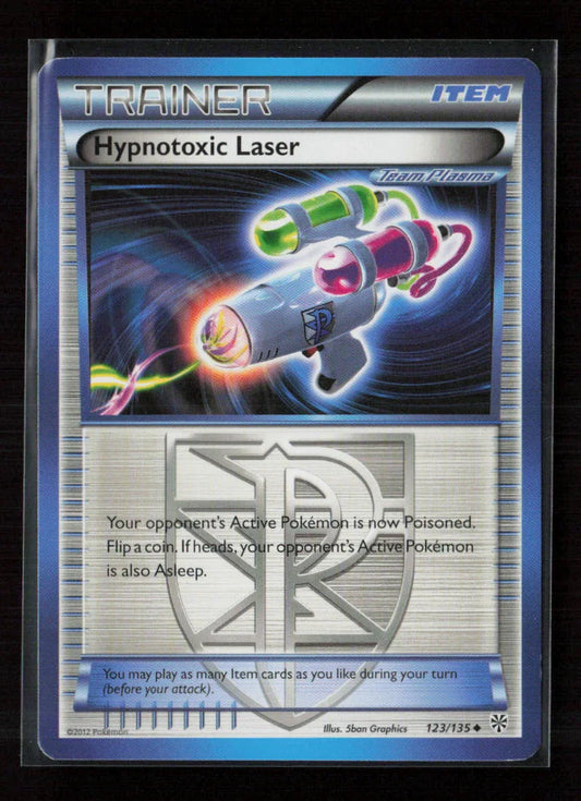 Hypnotoxic Laser (Team Plasma) Uncommon Plasma Storm 123/135 NM - Kang's Collectibles