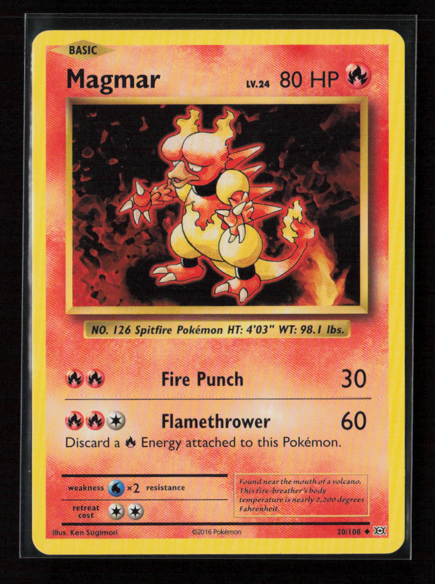 Magmar Uncommon XY - Evolutions 20/108 LP