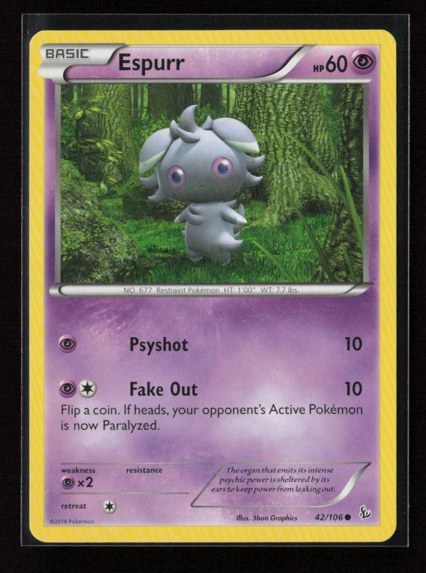 Espurr Common XY - Flashfire 42/106 LP - Kang's Collectibles