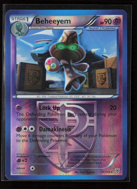 Beheeyem (Team Plasma) Rare Plasma Storm 70/135 LP