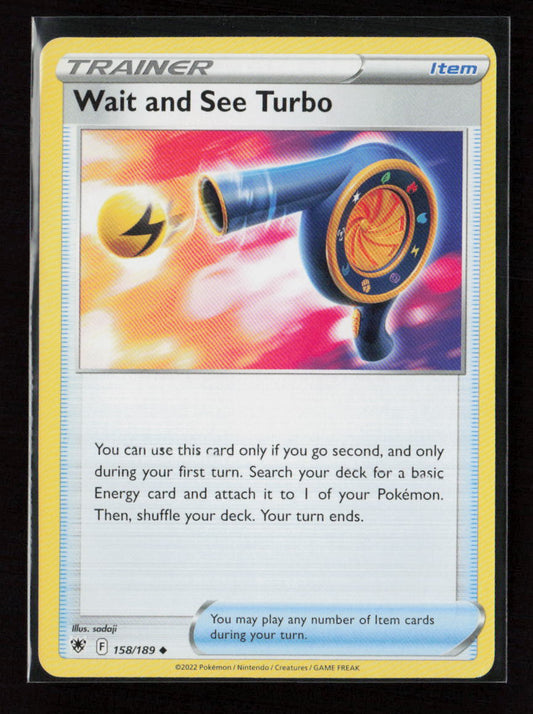 Wait and See Turbo Uncommon SWSH10: Astral Radiance 158/189 LP