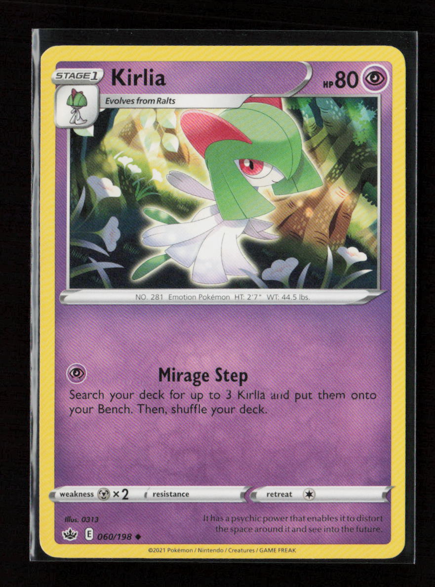 Kirlia Uncommon SWSH06: Chilling Reign 060/198 LP