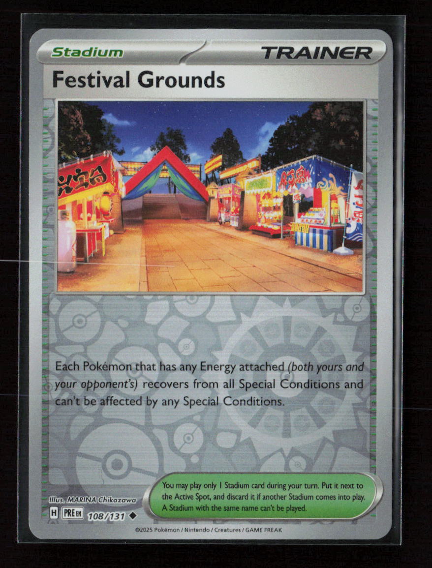 Festival Grounds Uncommon SV: Prismatic Evolutions 108/131 NM