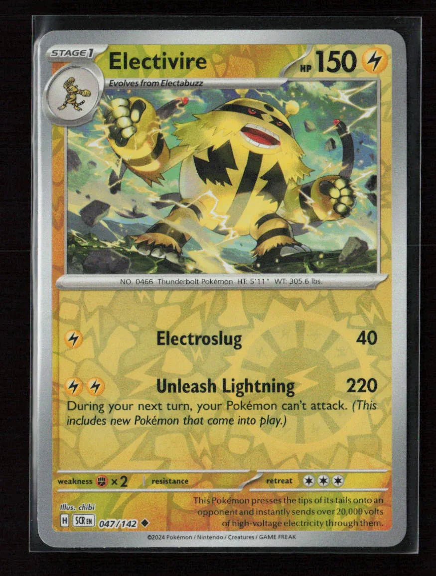 Electivire Uncommon SV07: Stellar Crown 047/142 NM - Kang's Collectibles
