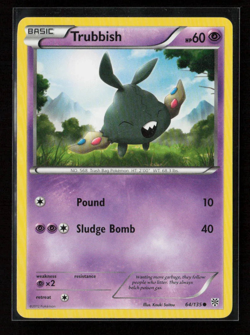 Trubbish (64) Common Plasma Storm 64/135 LP - Kang's Collectibles