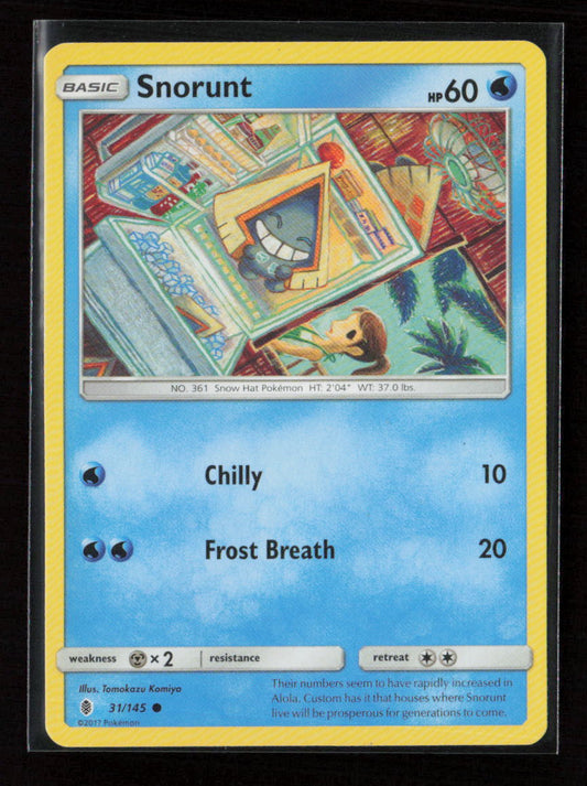 Snorunt Common SM - Guardians Rising 31/145 LP