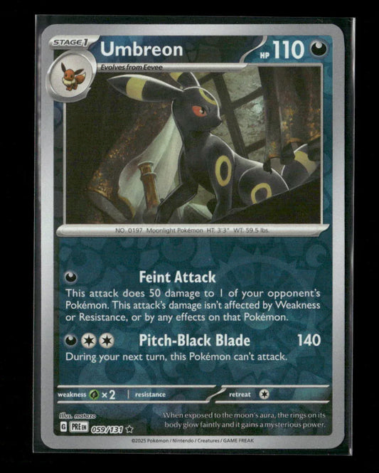Umbreon Rare SV: Prismatic Evolutions 059/131 NM - Kang's Collectibles
