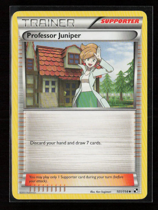 Professor Juniper Uncommon Black and White 101/114 NM - Kang's Collectibles