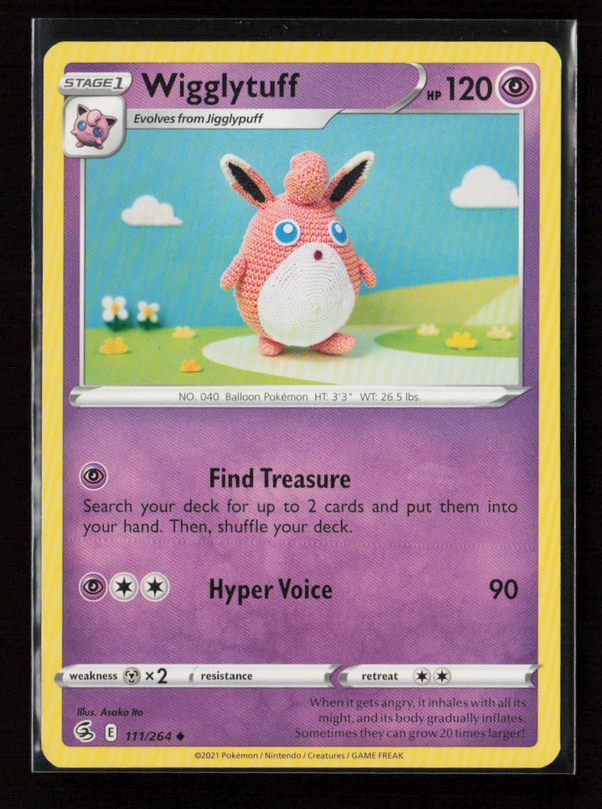 Wigglytuff Uncommon SWSH08: Fusion Strike 111/264 LP