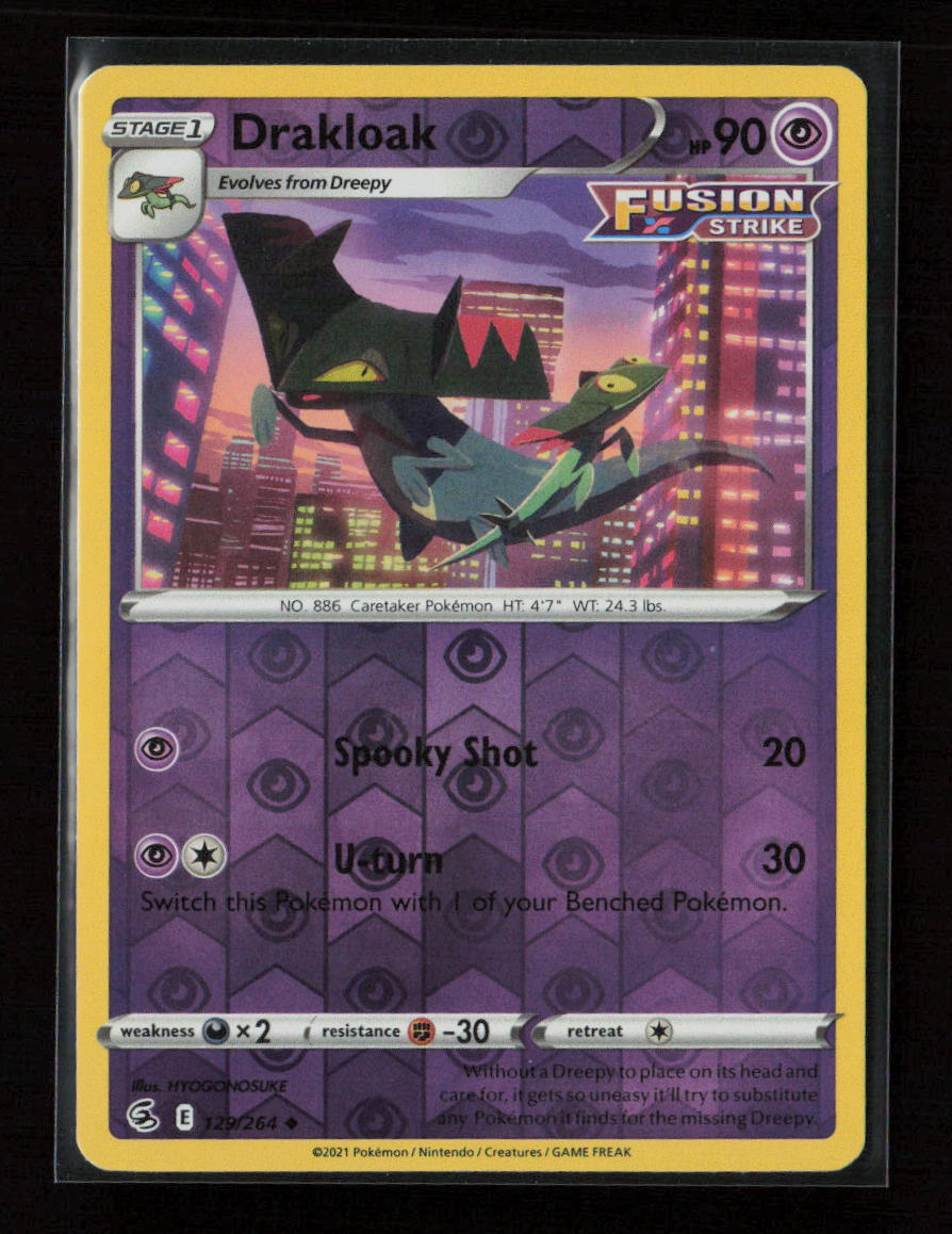 Drakloak Uncommon SWSH08: Fusion Strike 129/264 LP