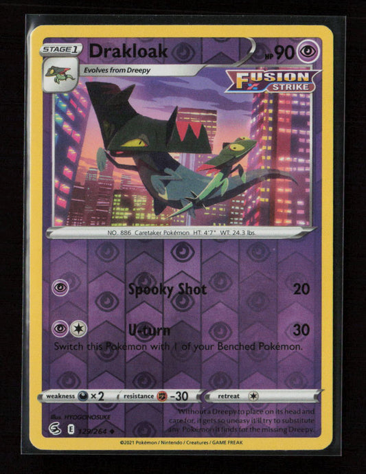 Drakloak Uncommon SWSH08: Fusion Strike 129/264 LP