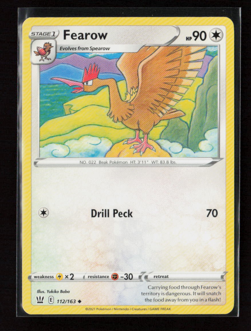 Fearow Uncommon SWSH05: Battle Styles 112/163 LP