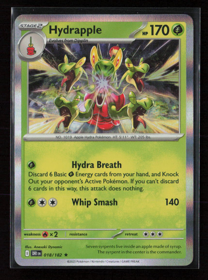 Hydrapple - Rare SV10: Destined Rivals 018/182 NM
