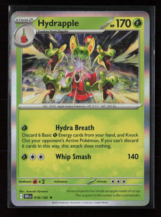 Hydrapple - Rare SV10: Destined Rivals 018/182 NM