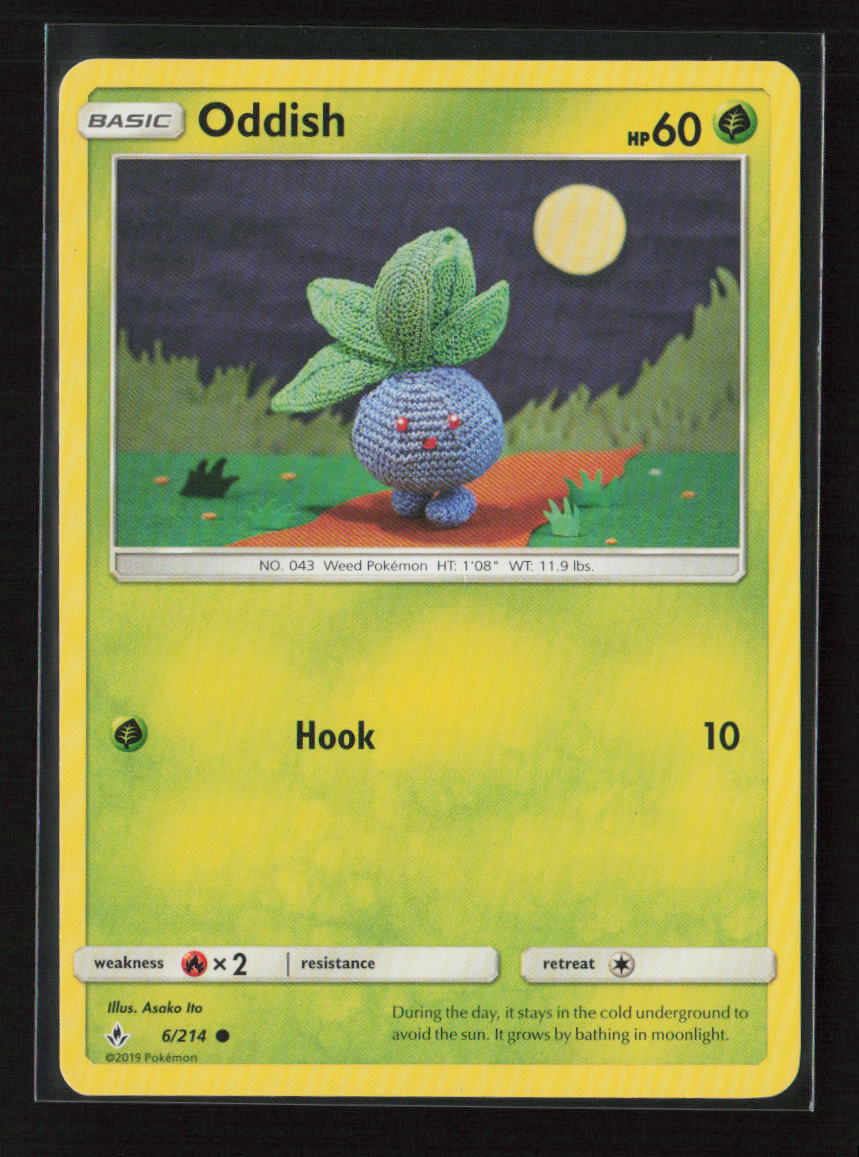 Oddish (6) Common SM - Unbroken Bonds 6/214 LP