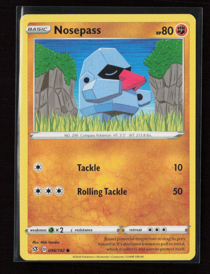 Nosepass Common SWSH02: Rebel Clash 096/192 LP