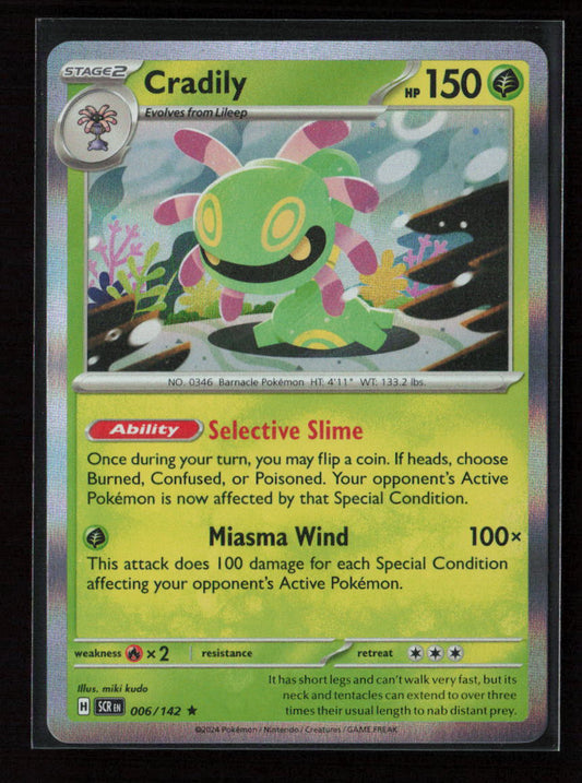 Cradily Rare SV07: Stellar Crown 006/142 NM