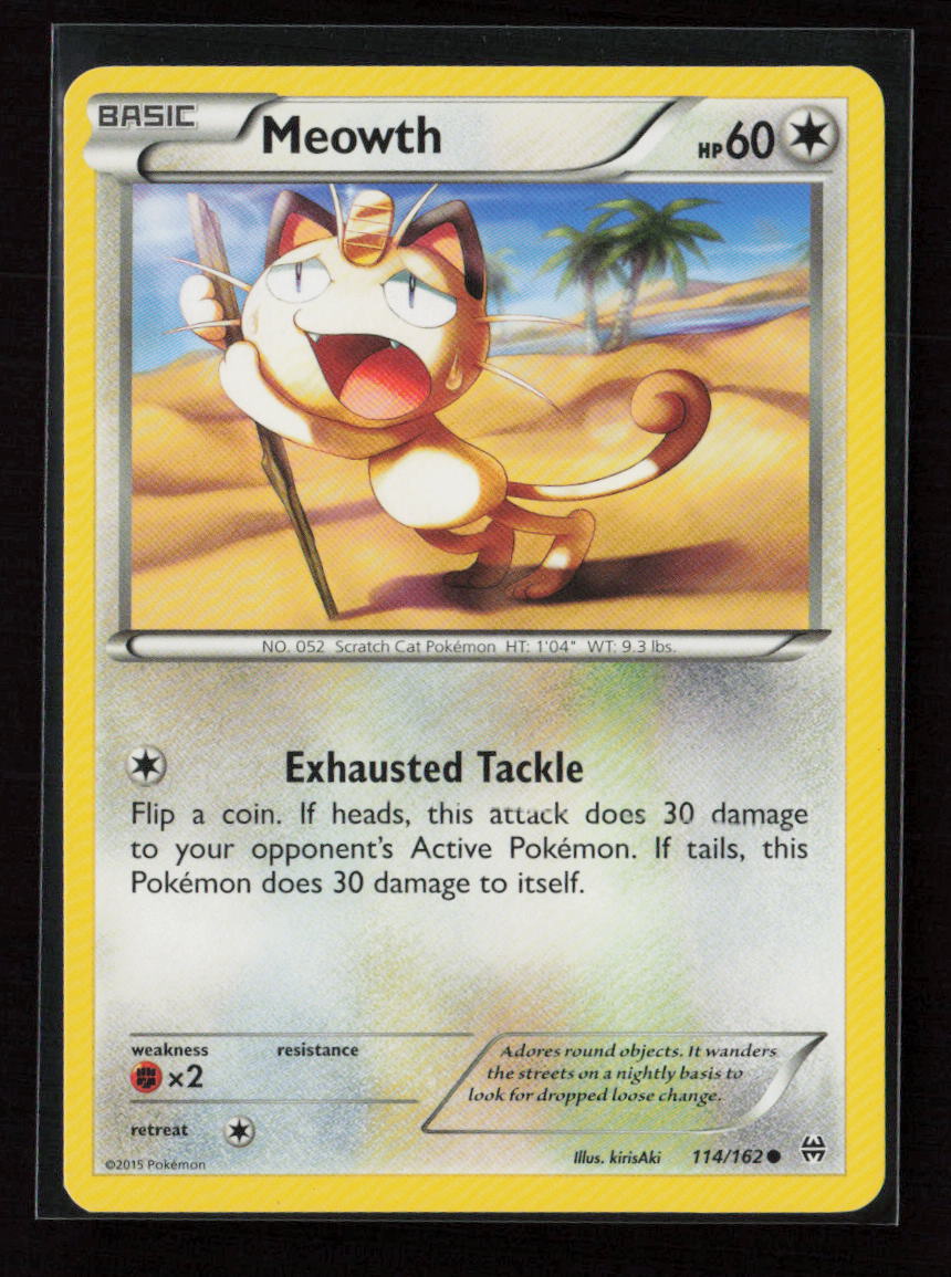Meowth Common XY - BREAKthrough 114/162 LP