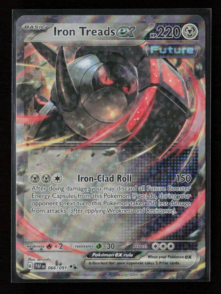 Iron Treads ex Double Rare SV: Paldean Fates 066/091 NM - Kang's Collectibles