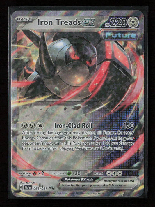 Iron Treads ex Double Rare SV: Paldean Fates 066/091 NM - Kang's Collectibles