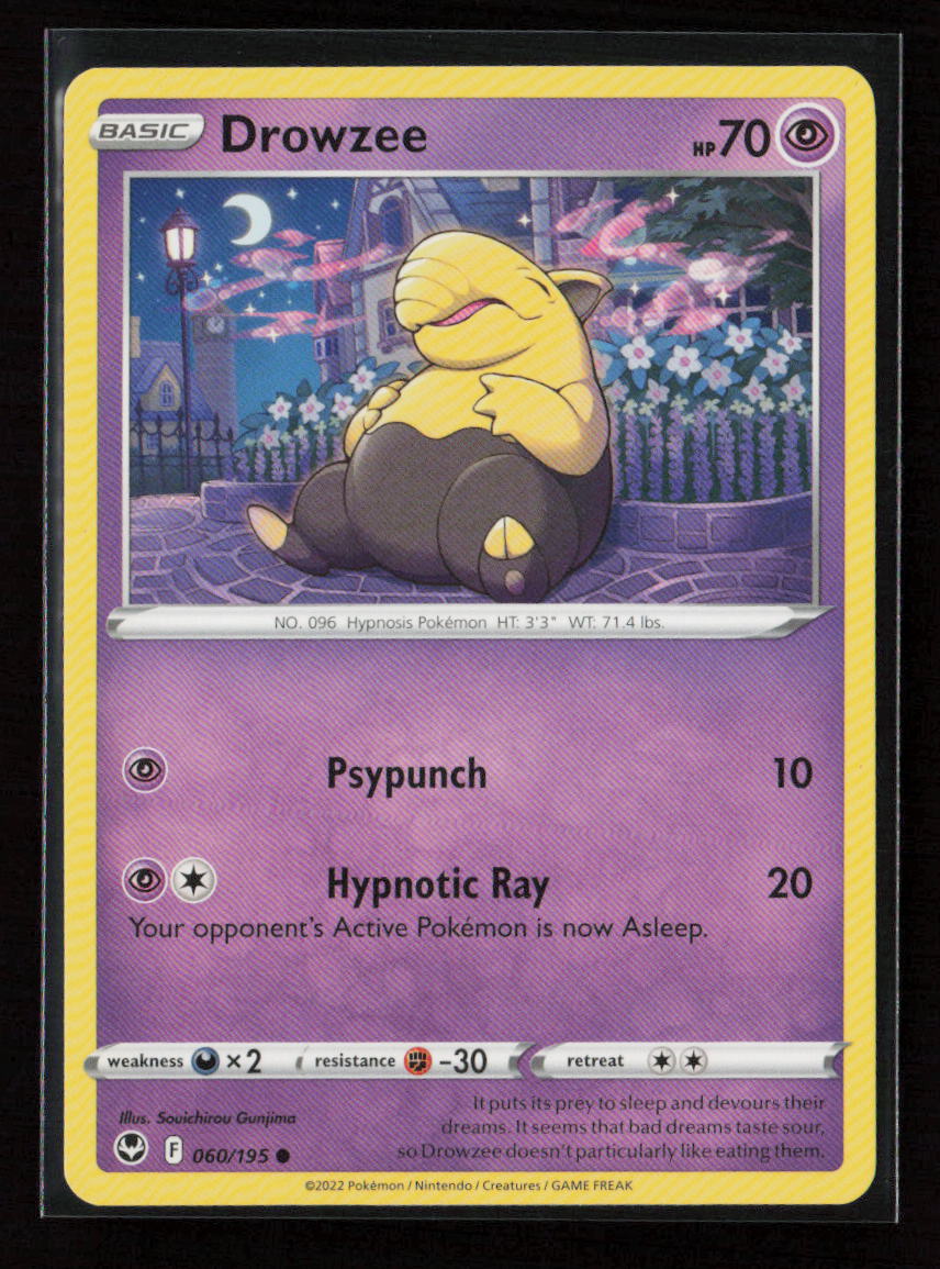 Drowzee Common SWSH12: Silver Tempest 060/195 LP