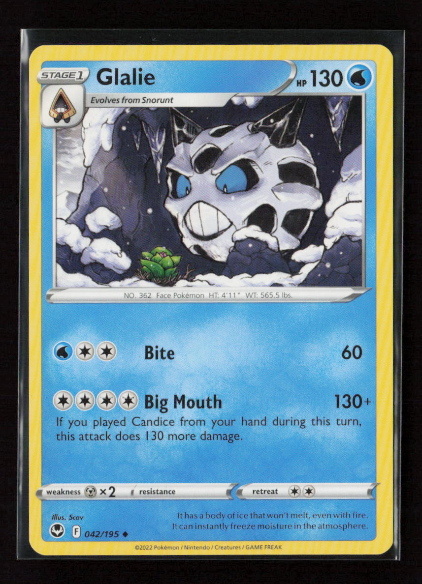Glalie Uncommon SWSH12: Silver Tempest 042/195 LP