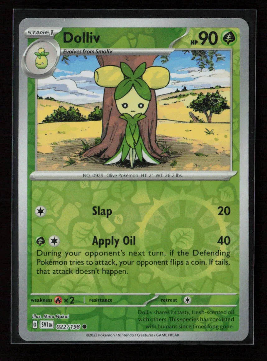 Dolliv - Common SV01: Scarlet & Violet Base Set 022/198 NM - Kang's Collectibles
