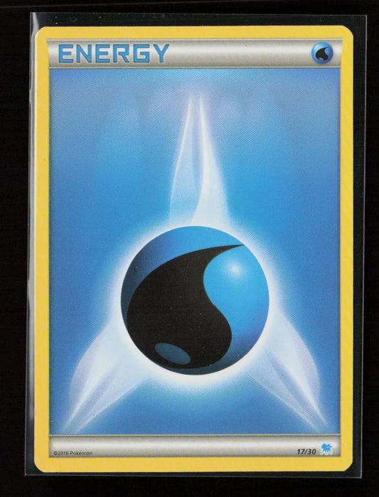 Water Energy (17) Common XY Trainer Kit: Pikachu Libre & Suicune 17/30 LP - Kang's Collectibles