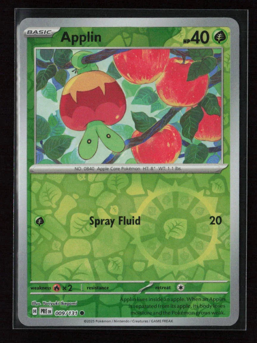 Applin Common SV: Prismatic Evolutions 009/131 NM - Kang's Collectibles
