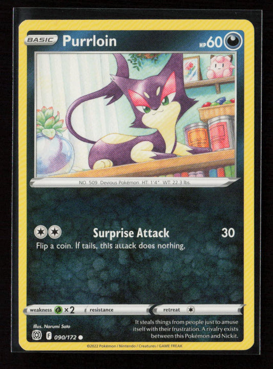 Purrloin Common SWSH09: Brilliant Stars 090/172 LP