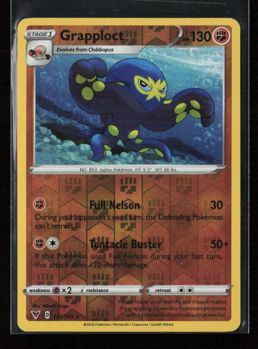 Grapploct Rare SWSH04: Vivid Voltage 101/185 LP - Kang's Collectibles