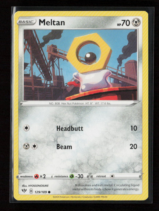 Meltan Common SWSH03: Darkness Ablaze 129/189 LP