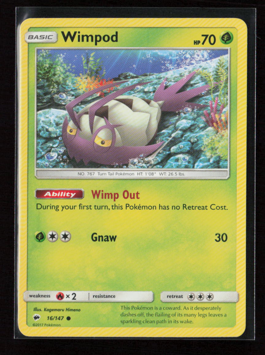 Wimpod Common SM - Burning Shadows 16/147 LP