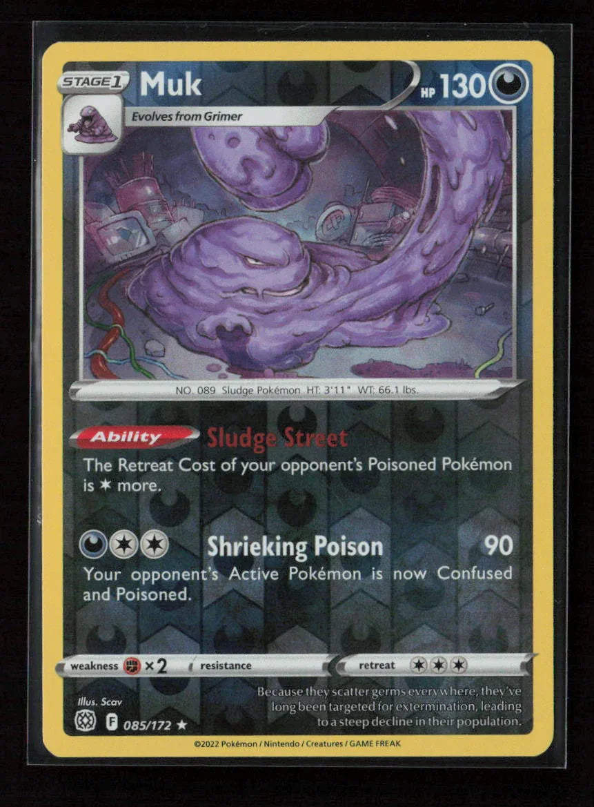 Muk Rare SWSH09: Brilliant Stars 085/172 NM - Kang's Collectibles