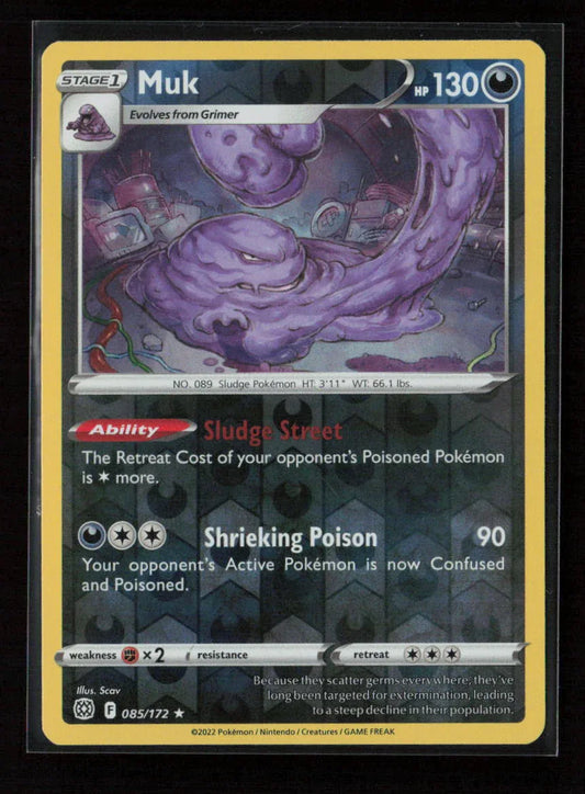 Muk Rare SWSH09: Brilliant Stars 085/172 NM - Kang's Collectibles