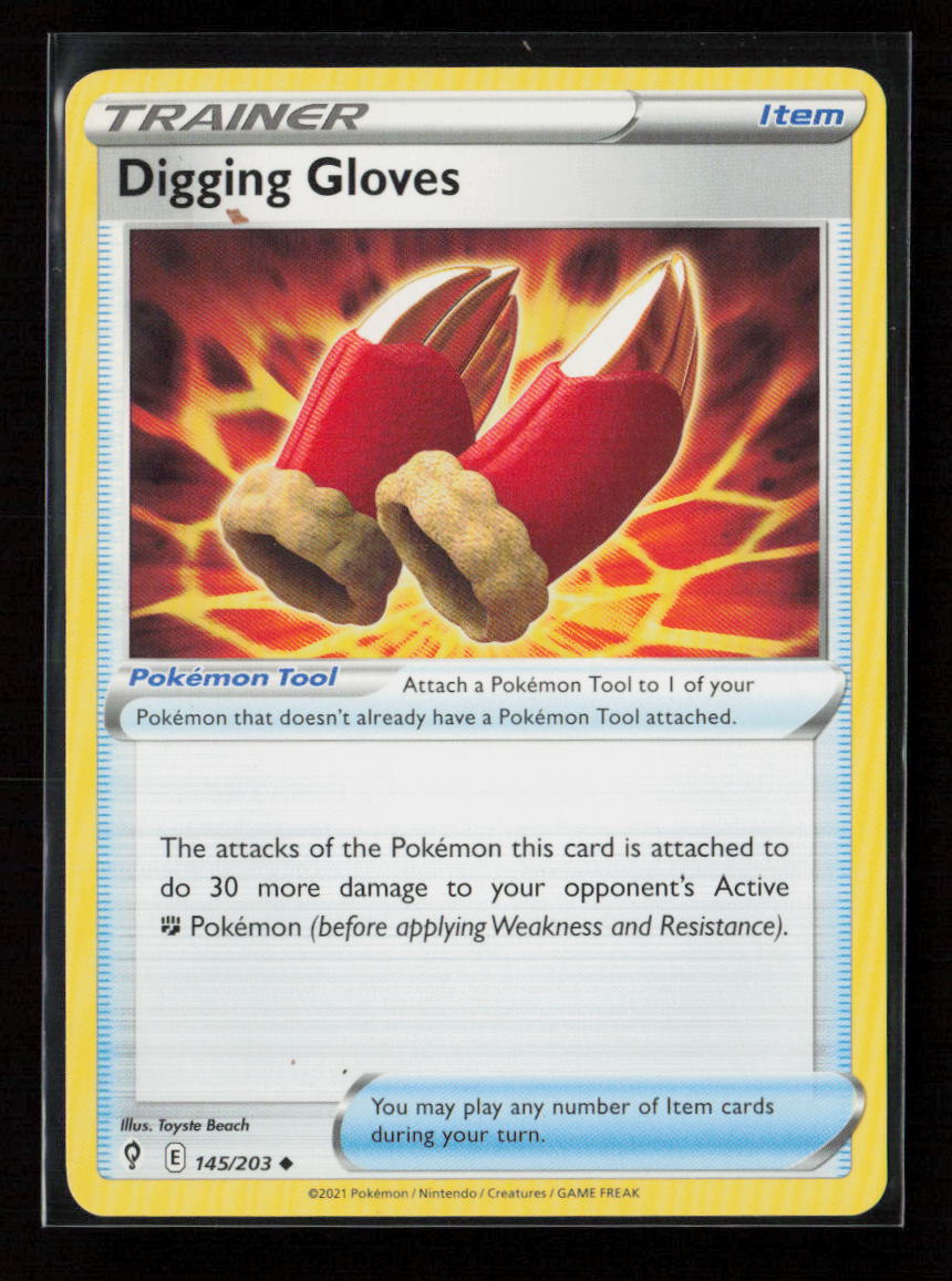 Digging Gloves Uncommon SWSH07: Evolving Skies 145/203 LP