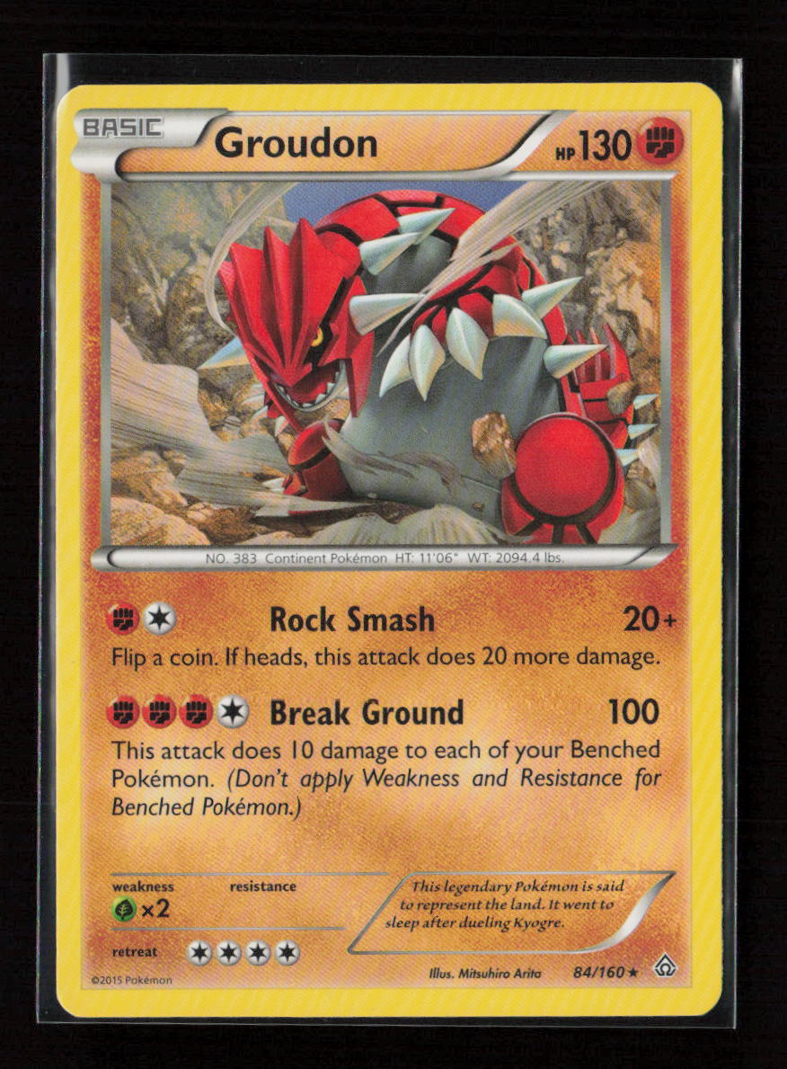 Groudon Rare XY - Primal Clash 84/160 LP