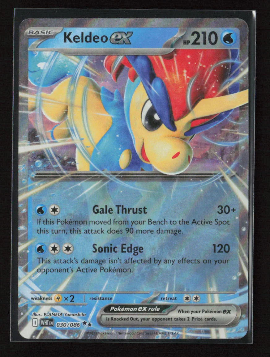 Keldeo ex Double Rare SV: White Flare 030/086 NM - Kang's Collectibles