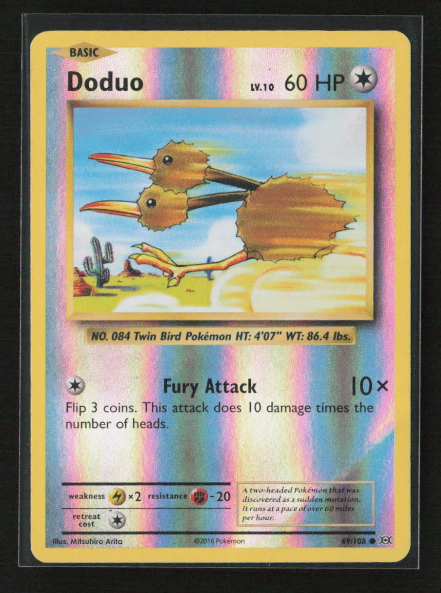 Doduo Common XY - Evolutions 69/108 LP - Kang's Collectibles