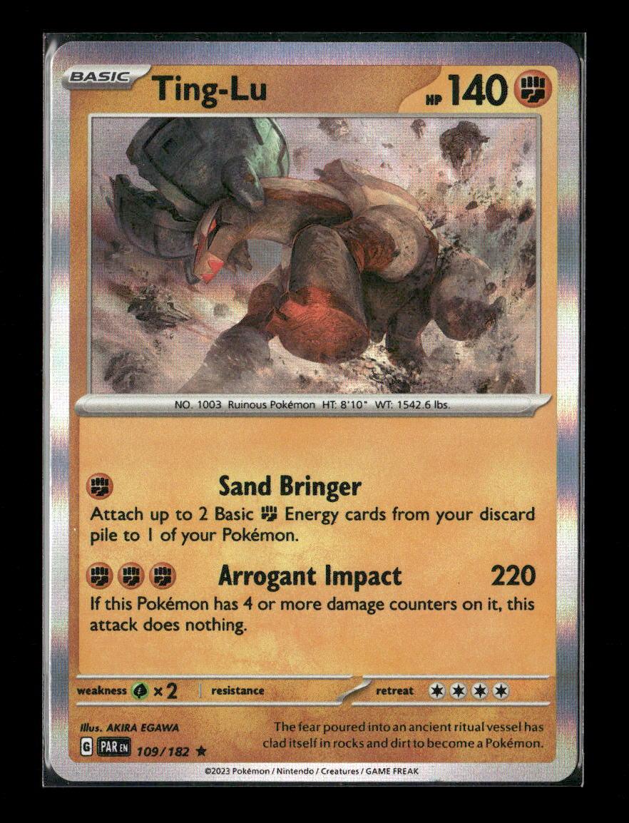 Ting-Lu Rare SV04: Paradox Rift 109/182 LP - Kang's Collectibles