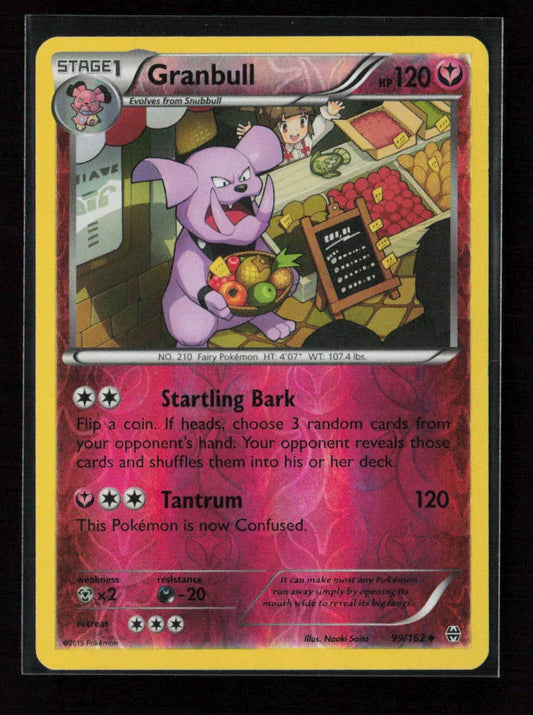 Granbull Uncommon XY - BREAKthrough 99/162 LP - Kang's Collectibles
