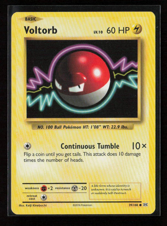 Voltorb Common XY - Evolutions 39/108 LP - Kang's Collectibles