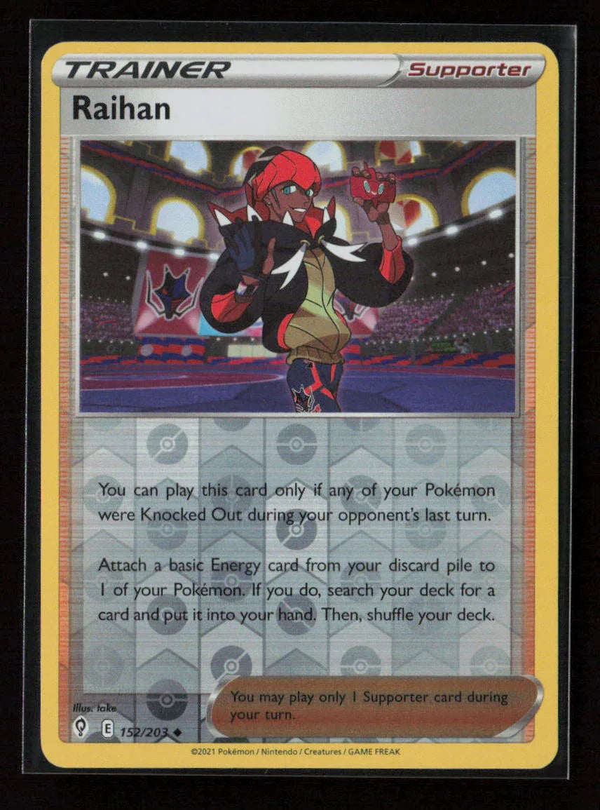 Raihan Uncommon SWSH07: Evolving Skies 152/203 NM - Kang's Collectibles