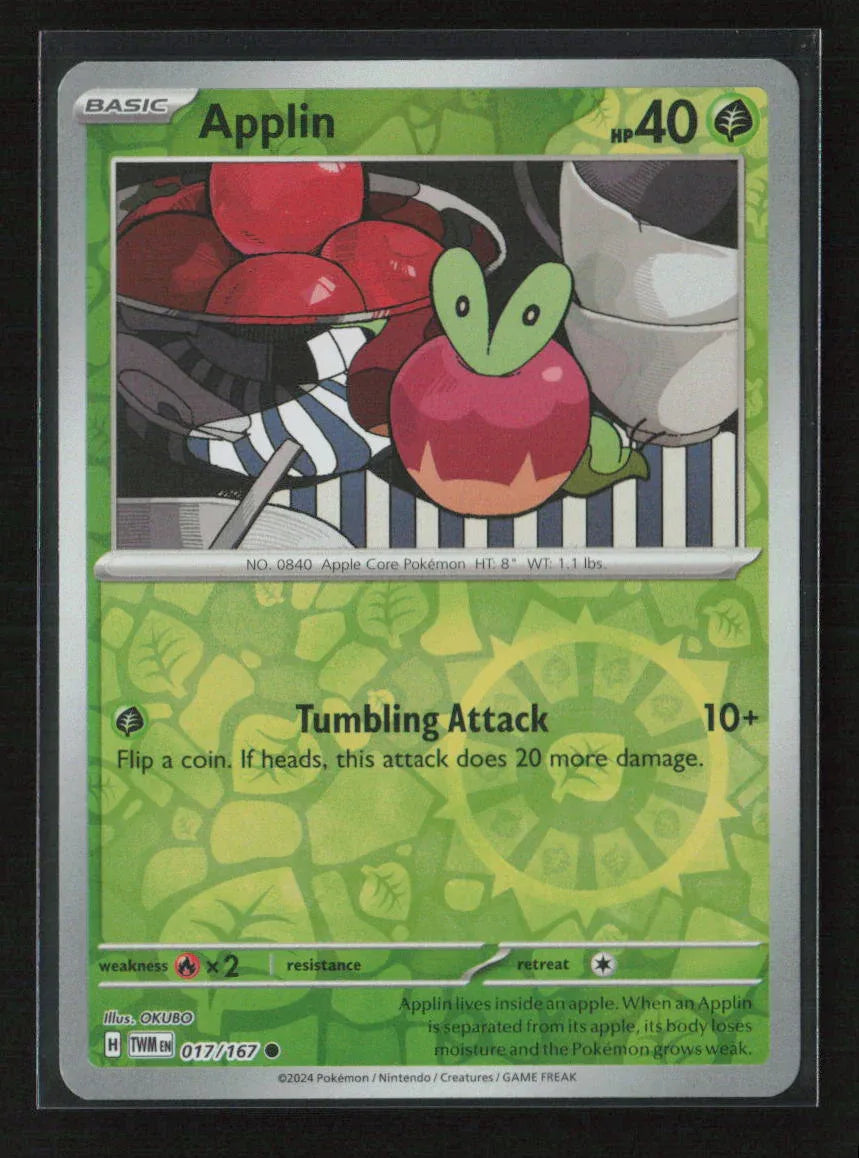 Applin - Common SV06: Twilight Masquerade 017/167 NM - Kang's Collectibles