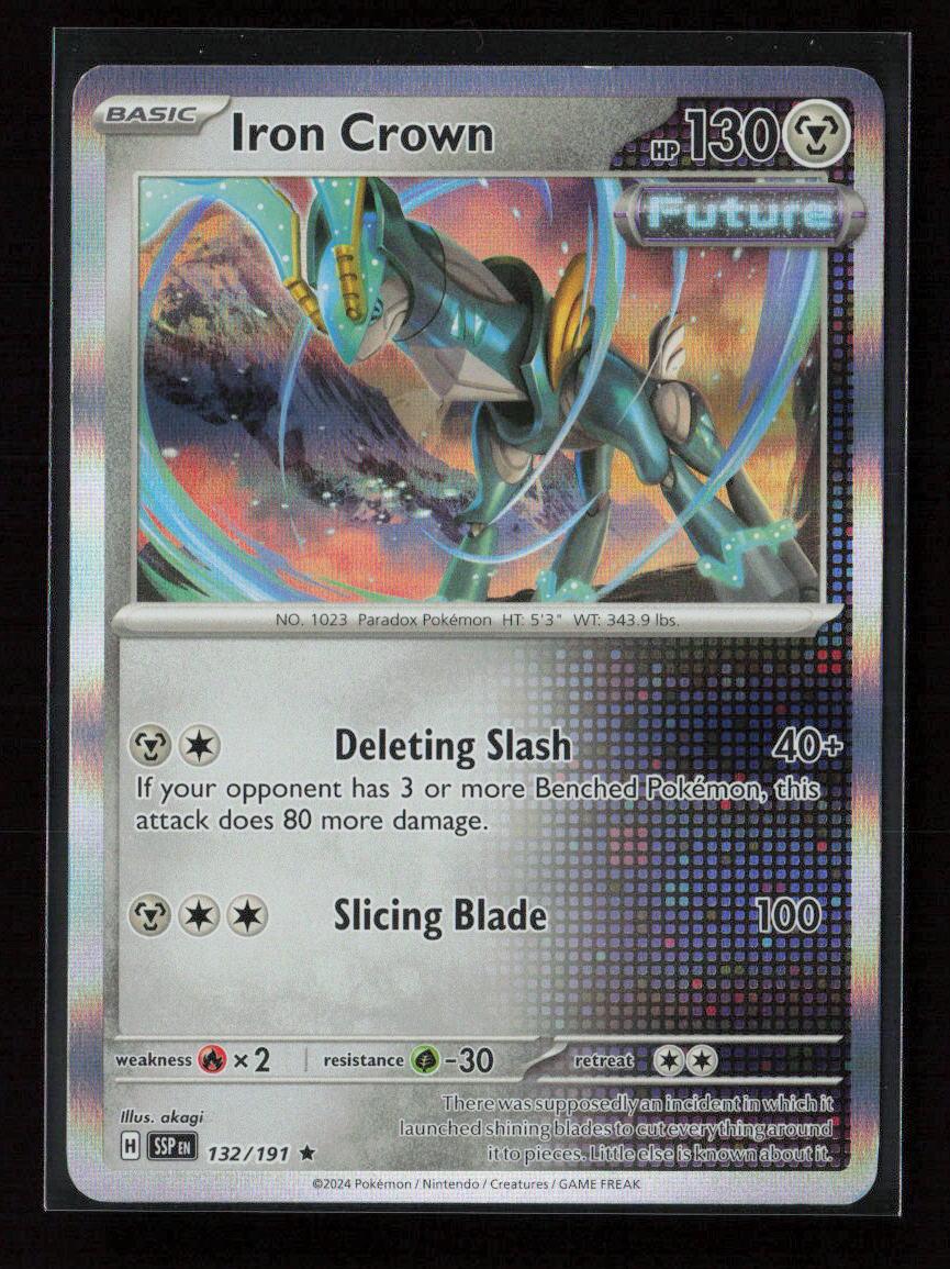 Iron Crown Rare SV08: Surging Sparks 132/191 NM - Kang's Collectibles
