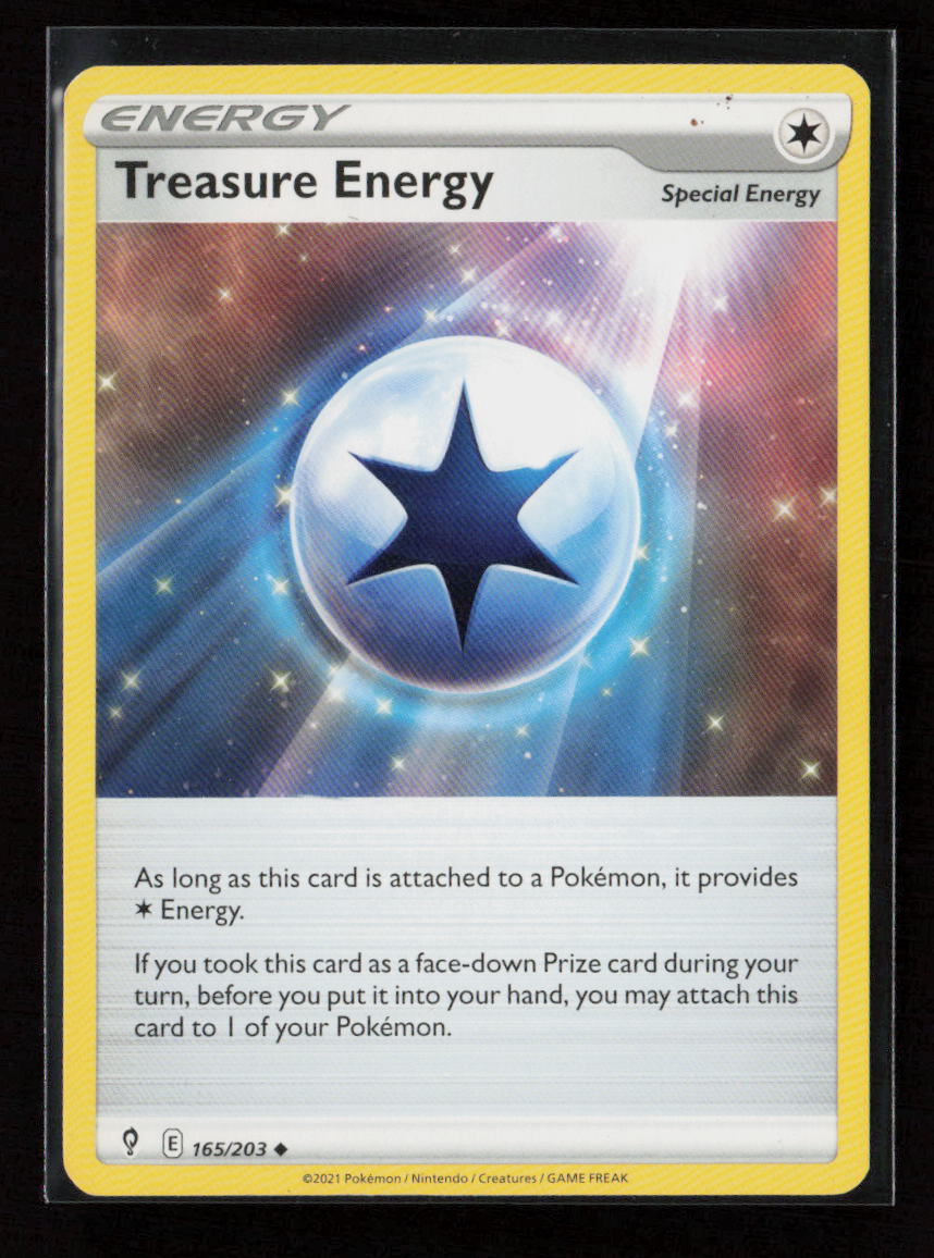 Treasure Energy Uncommon SWSH07: Evolving Skies 165/203 LP