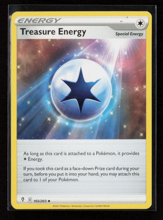 Treasure Energy Uncommon SWSH07: Evolving Skies 165/203 LP