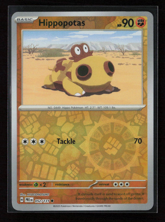 Hippopotas Common SV: Prismatic Evolutions 052/131 NM