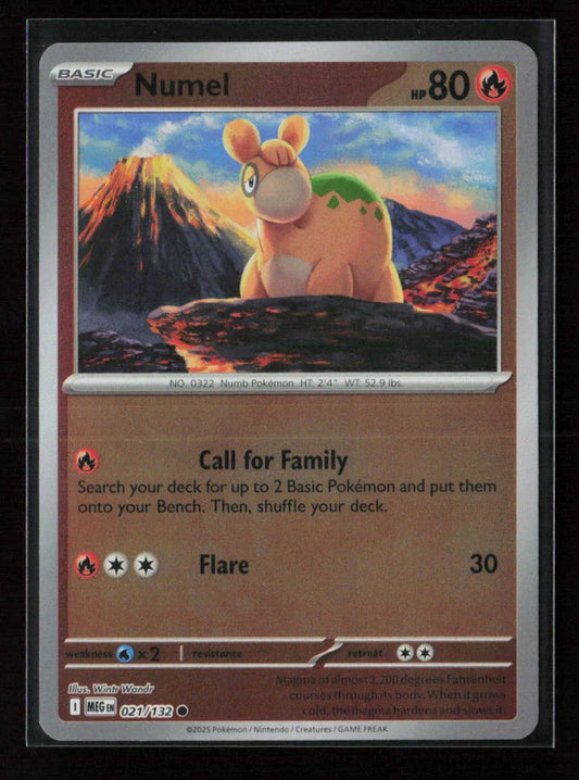 Numel Common ME01: Mega Evolution 021/132 NM - Kang's Collectibles